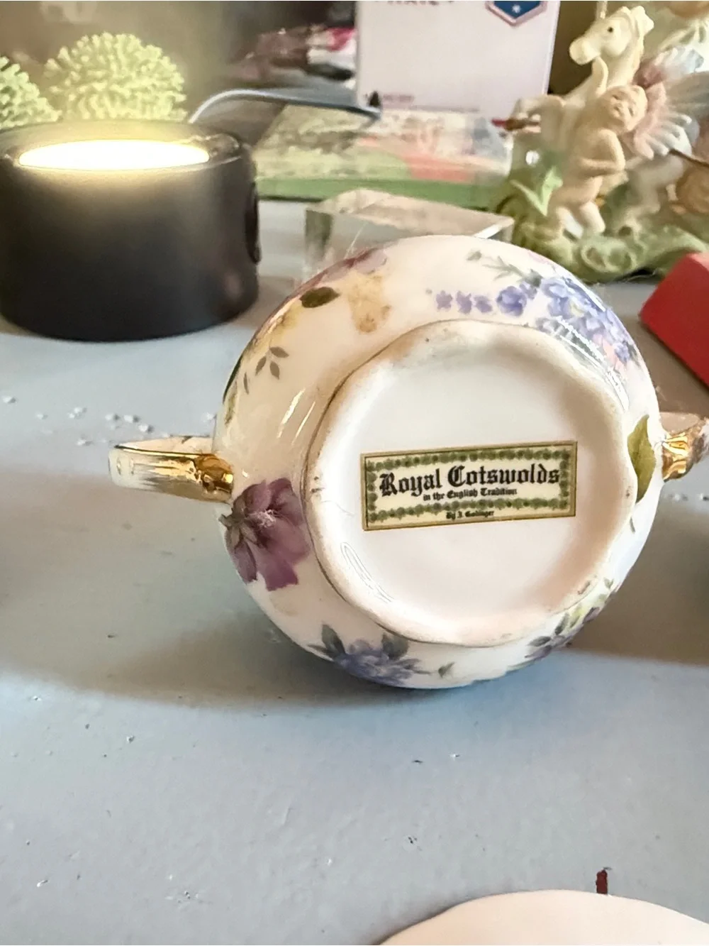 Royal Cotswolds Floral Tea Trio – Vintage English‑Style Porcelain